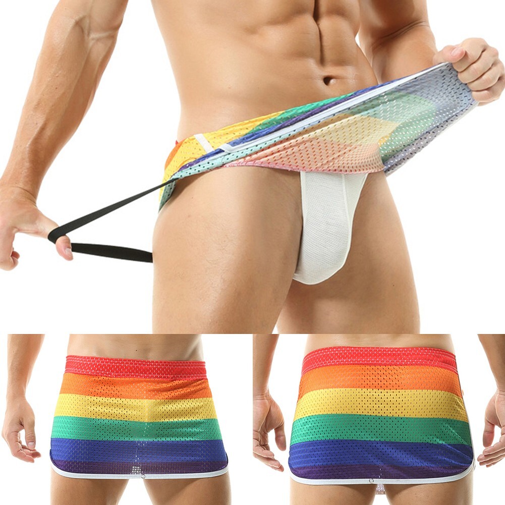 Shorts Men Sports Jogging Mens Mens Underpants Mesh Quick Dry Sleepwear-image