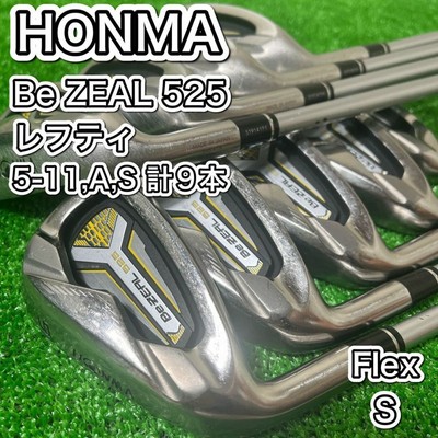 Lefty Honma Be Zeal 525 Iron 9 Piece Set Men