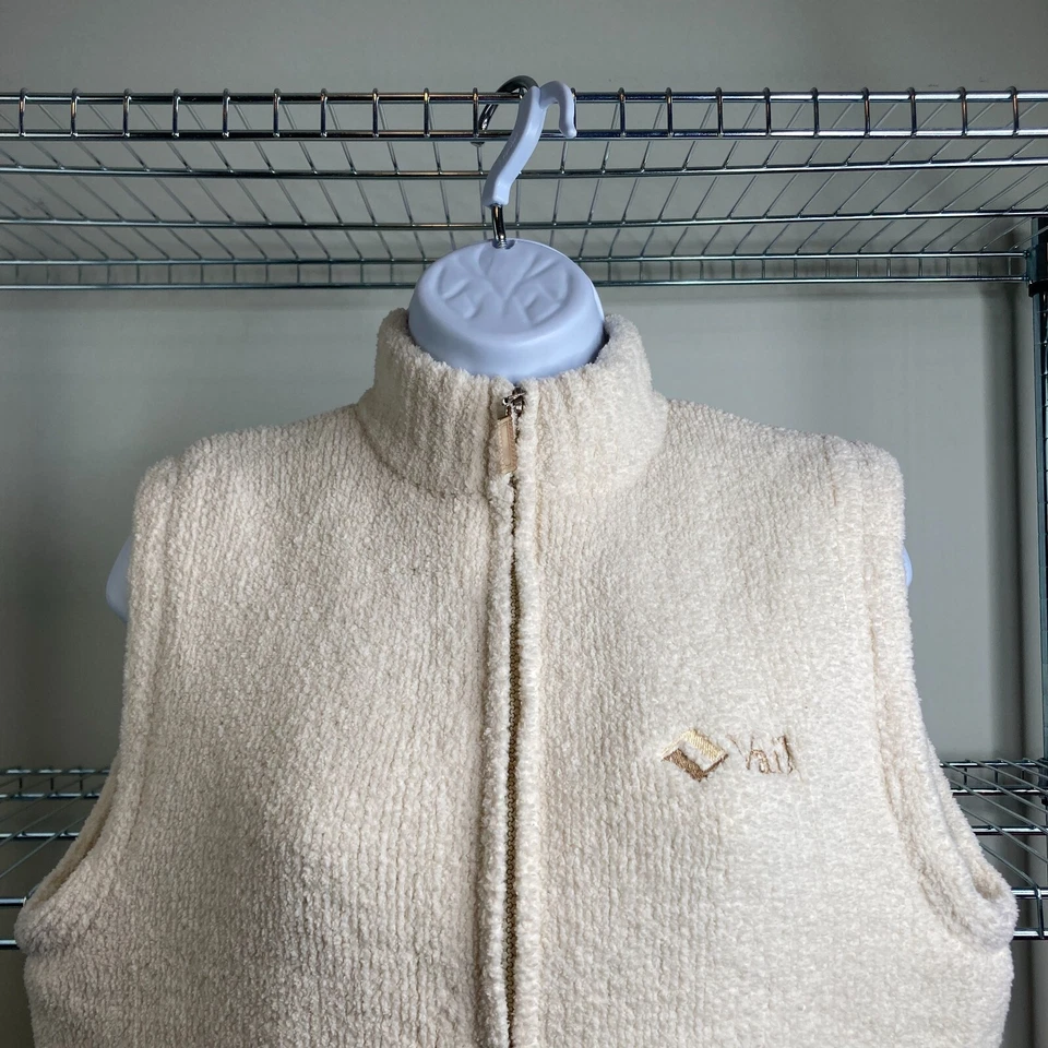 Chaleco polar de lujo para mujer Vail Colorado talla M Apres estación de esquí Rockies Foto 3 de 4