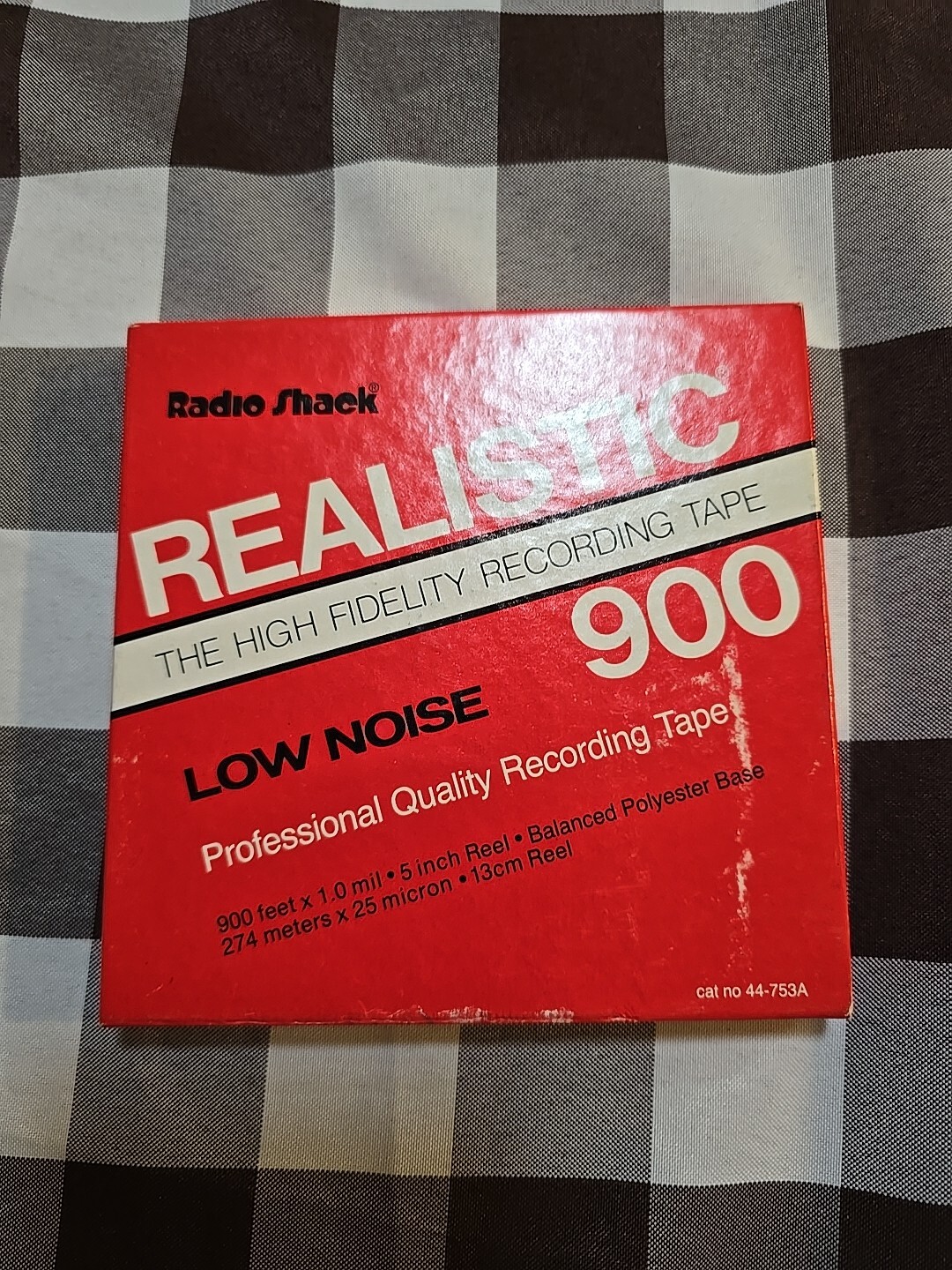 Radio Shack-Realistic Low Noise 900 Reel- to-Reel Tape