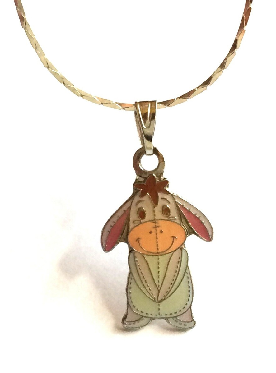Silver Eeyore Winnie The Pooh Necklace 18