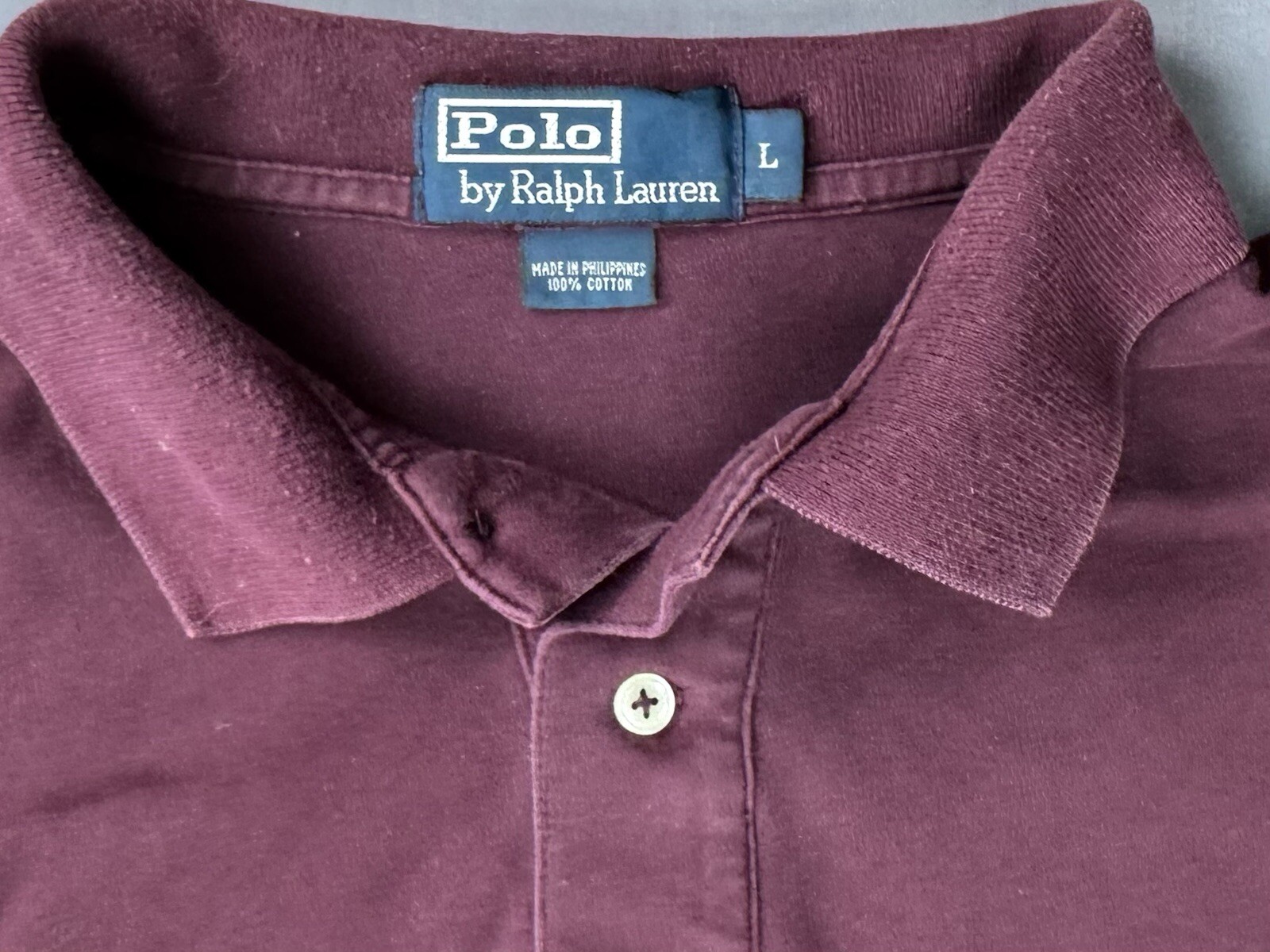 Polo Ralph Lauren Uomo Camicia Pony Grande Borgogna 0072