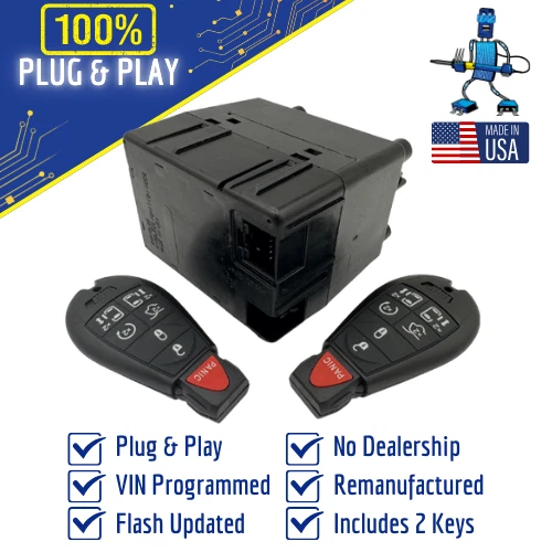 Dodge Challenger WIN Module Wireless Ignition Node -Programmed w/Keys - Image 2 of 4