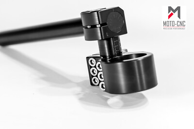 Fully Adjustable CNC Vario Clip On Handlebar riser Kits for 43mm Forks