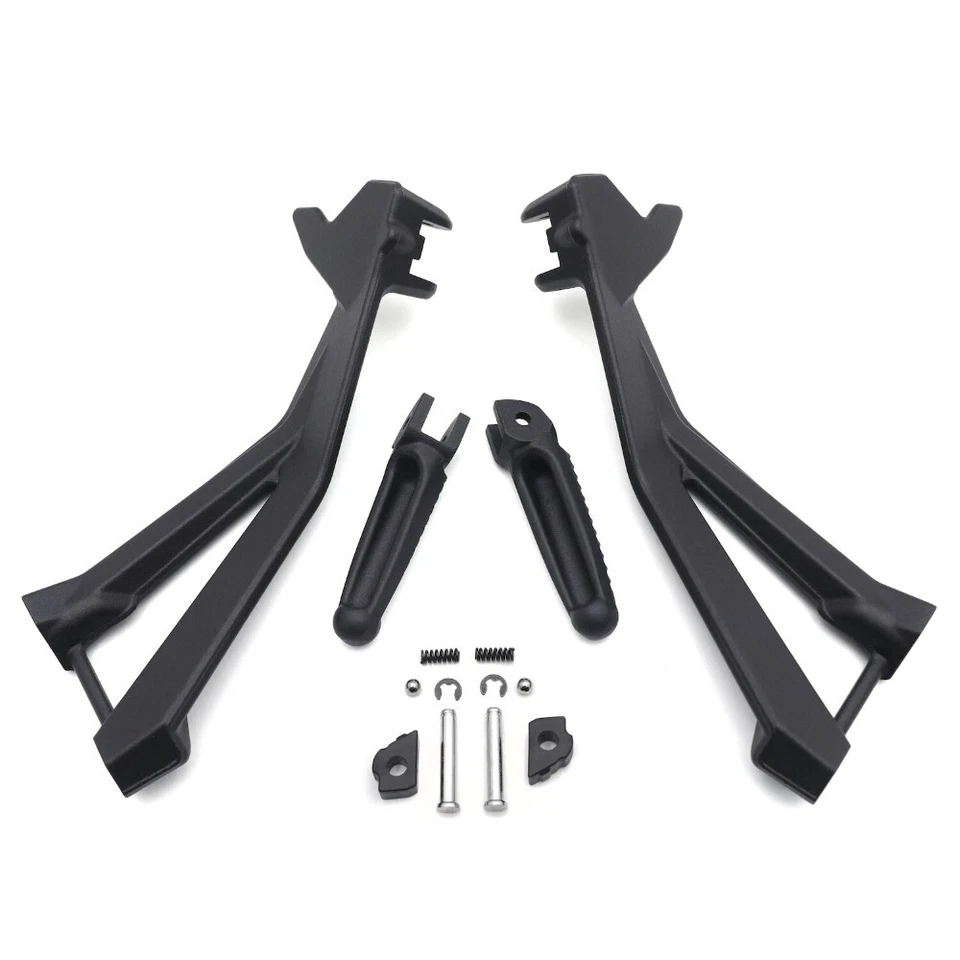 Soporte de estriberas traseras negras para pasajero para Ducati 848/EVO 1098/1198 2007-2012 Foto 4 de 4