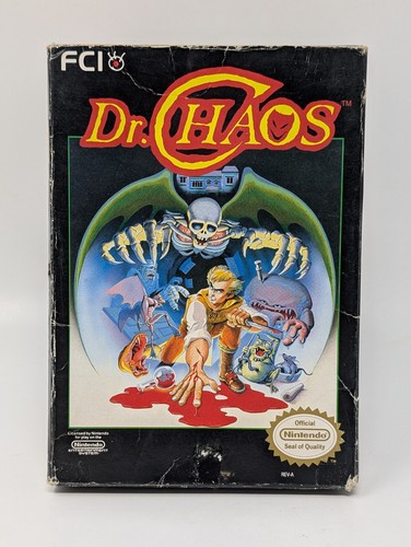 Dr. Chaos Nes Nintendo - In Box No Manual