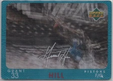 1997-98 Upper Deck Diamond Vision Signature Moves Grant Hill Card #8 Pistons