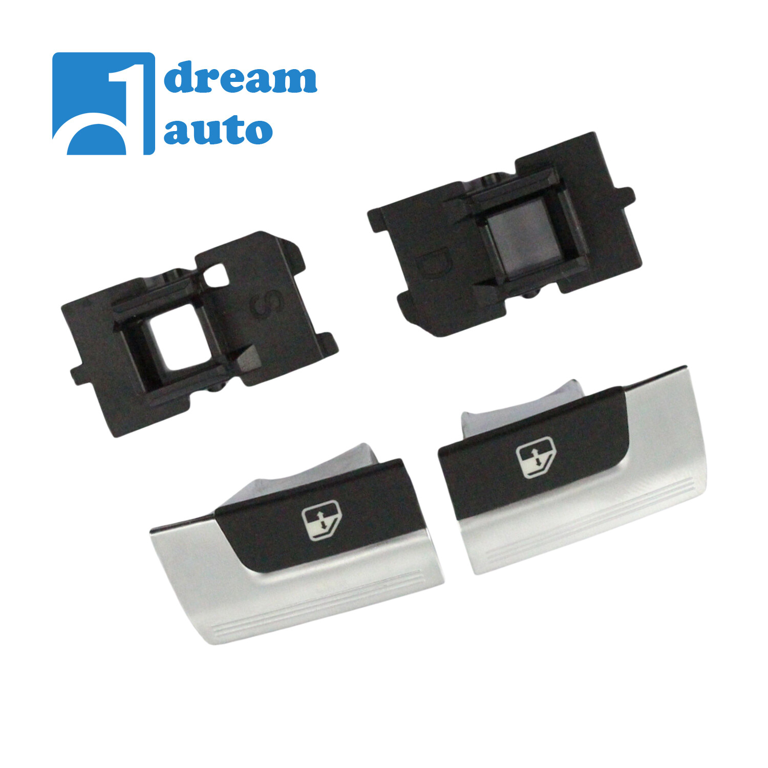 Right Left Power Window Switch Button with Supporter for 16-19 Ferrari 488 GTB