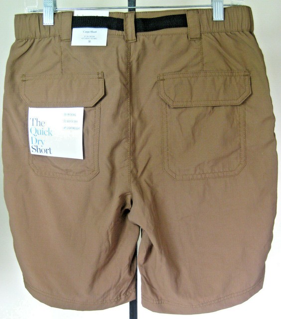Croft & Barrow Mens Belted Quick Dry Cargo Shorts Major Brown 44 for sale online eBay