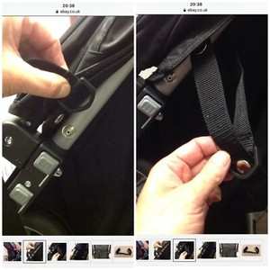stroller sit up straps