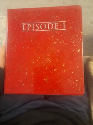 Topps Star Wars Episode 1 Sammelmappe und Serie 1 und 2 Karten Sets + Hallmark Promos