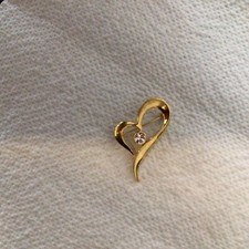 brosche gold  mit Strass