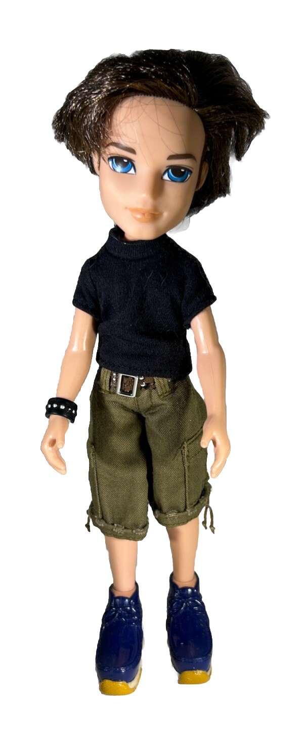 Vintage Bratz Boyz Kobe Outfit with Shoes Accessories Cargo Shorts Tee Belt Bracelet Y2K