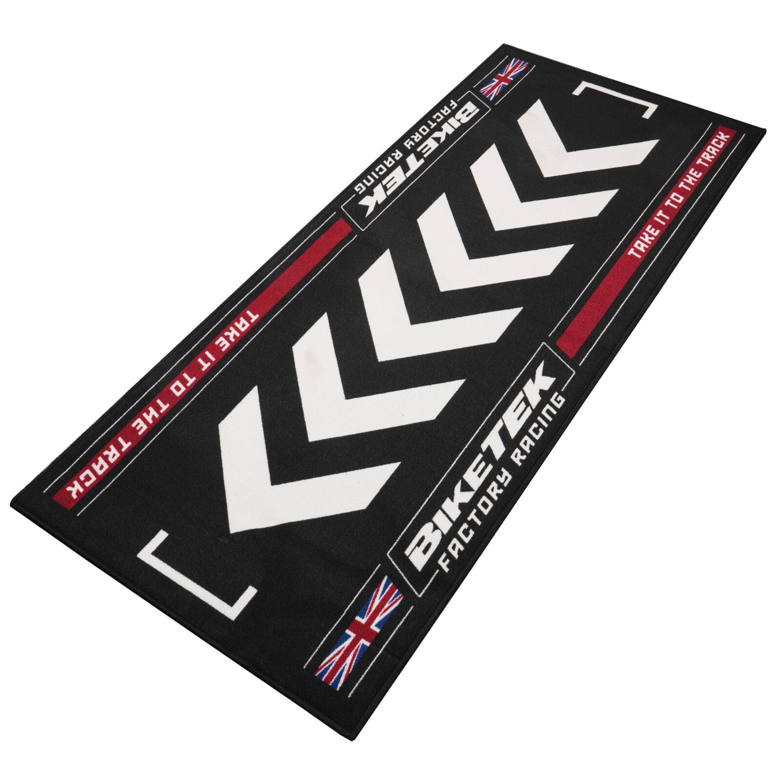 Biketek Garage Pit Mat Workshop 'British' Motocross 190 X 80cm