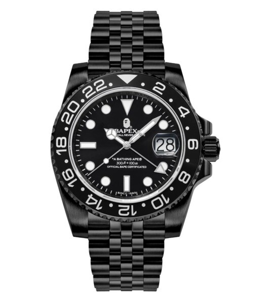 A BATHING APE Watch TYPE 2 BAPEX #2M stainless steel band A BATHING APE Watch TYPE 2 BAPEX #2M stainless steel band