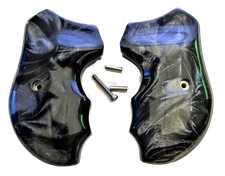 fits all Charter Arms Grips universal fit Black Fire Pearl wrap around NEW