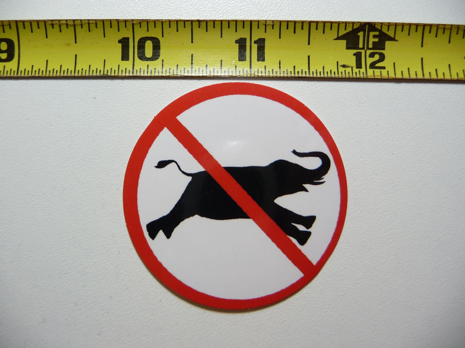 No Mice Allowed Decal Sticker for Workplaces and Job Sites