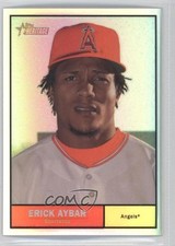 2010 Topps Heritage Chrome Refractor 286/561 Erick Aybar #C131 0b0