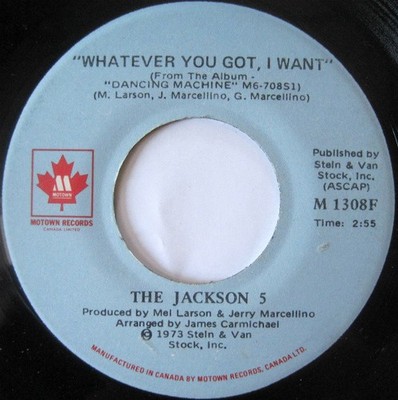 The Jackson 5 - Whatever You Got, I Want, 7'', (Vinyl)