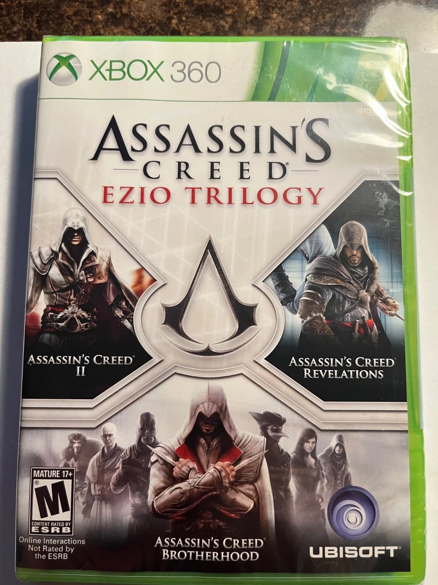 Assassin's Creed Xbox 360 - Lot De Titres Originaux + Trilogie Ezio - NTSC