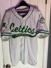 Vintage 1991 Starter Boston Celtics NBA Basketball Button-Front Jersey XL NM-