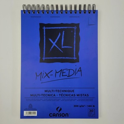(0,47 /Blatt) Canson XL-Block Mixmedia A3 807216, 30 Blatt 300g/m²