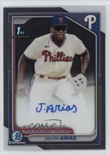 2024 Bowman Chrome Prospect Auto Jalvin Arias #CPA-JA Auto 09an