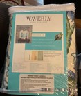 WAVERLY Imperial Dress Porcelain Buckingham Scalloped Valance Blue Floral Cotton — photo 4