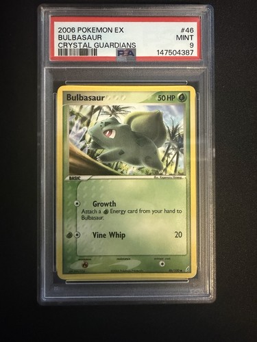 Bulbasaur graded PSA 9 for sale on eBay