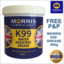 Morris K99 Water Resistant Marine Boat Grease 500g - Waterproof Glands, Bearings
