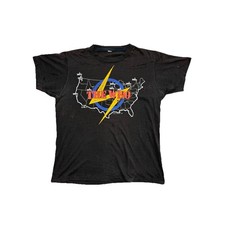 Vintage The Who 1980 Tour Band T Shirt Black Rock Concert Tee USA Made