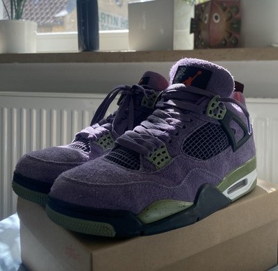 Jordan 4 Retro Canyon Purple Herren Sneaker Gr. 44 EU Wie Neu