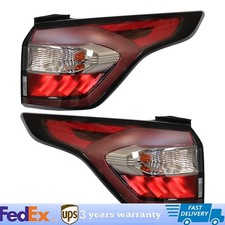 2017-2019 Ford Escape Left & Right Outer Tail Light Set - Halogen Bulbs Included