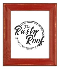 Distressed Lucy - Colonial Red Picture Frame - Solid Wood