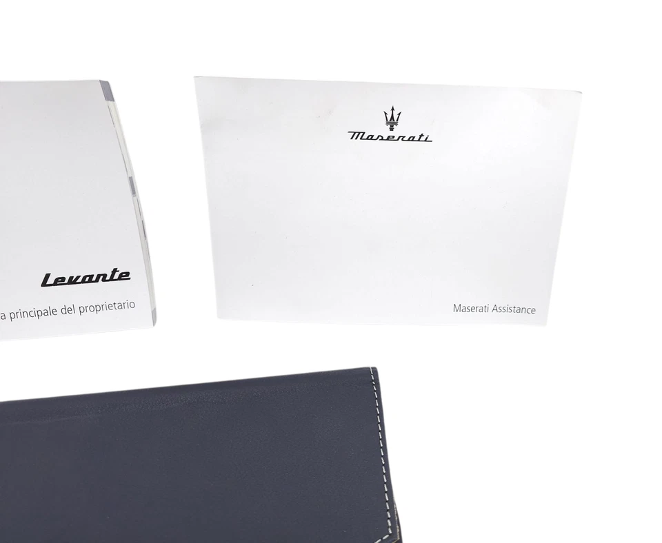 LIBRETTO USO E MANUTENZIONE PER MASERATI Levante Serie 910043374 (16>) - Immagine 4 di 4