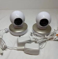 Lot Of 2 Extra Motorola MBP50BU Baby Video Monitor Cameras With Both Cables