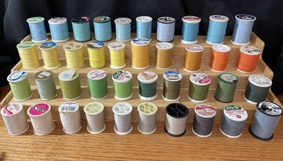 Assorted Sewing Thread Lot 40 Spools 200-300 Yds ea  Quilting Crafts-Lot 2