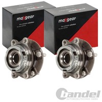 2X Maxgear RADLAGER-SATZ Vorne Passend FÜR Nissan Murano Links+Rechts