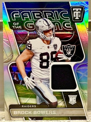 JERSEY # MATCH! 2024 Totally Certified Brock Bowers Rookie 89/149! RAIDERS (1/1)