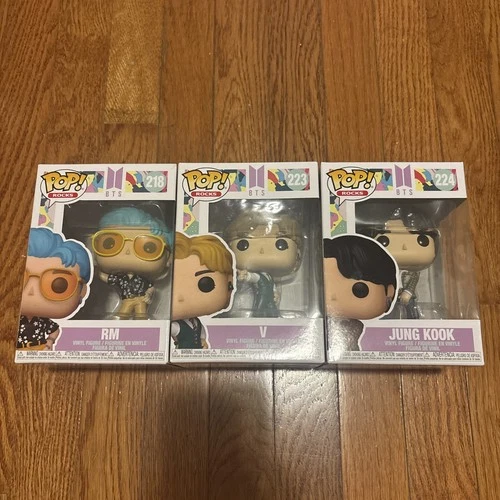 Funko Pop! Vinyl: BTS Dynamite Jung Kook & V & RM Vinyl Figures