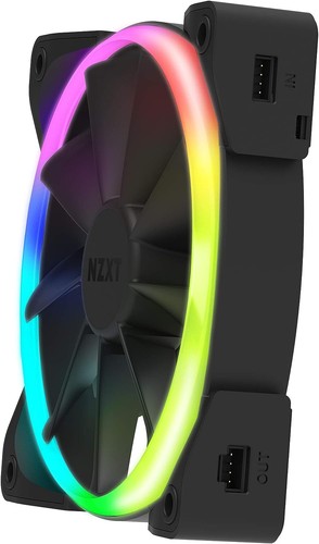 NZXT AER RGB 2-140 mm - HF-28140-B1 - Advanced Lighting Customizations - Winglet - Afbeelding 9 van 9