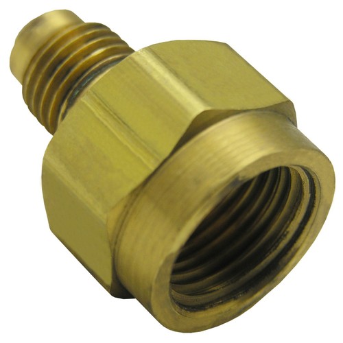 LASCO 17-5829 3/8-Inch Female Flare by 1/4-Inch Male Flare Brass Adapter