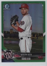 2018 Bowman Chrome Prospects Green Refractor 47/99 Austin Voth #BCP74 w1s