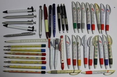 42 ballpoint pens, special shapes, promotional pens, Kulli, Kuli (A61)
