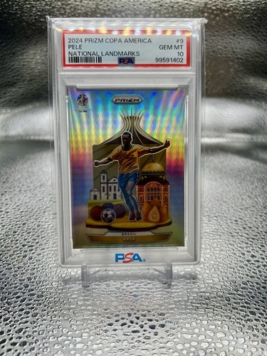 2024 Prizm Copa America National Landmarks Pele #9 Case Hit SSP PSA 10 💎👑