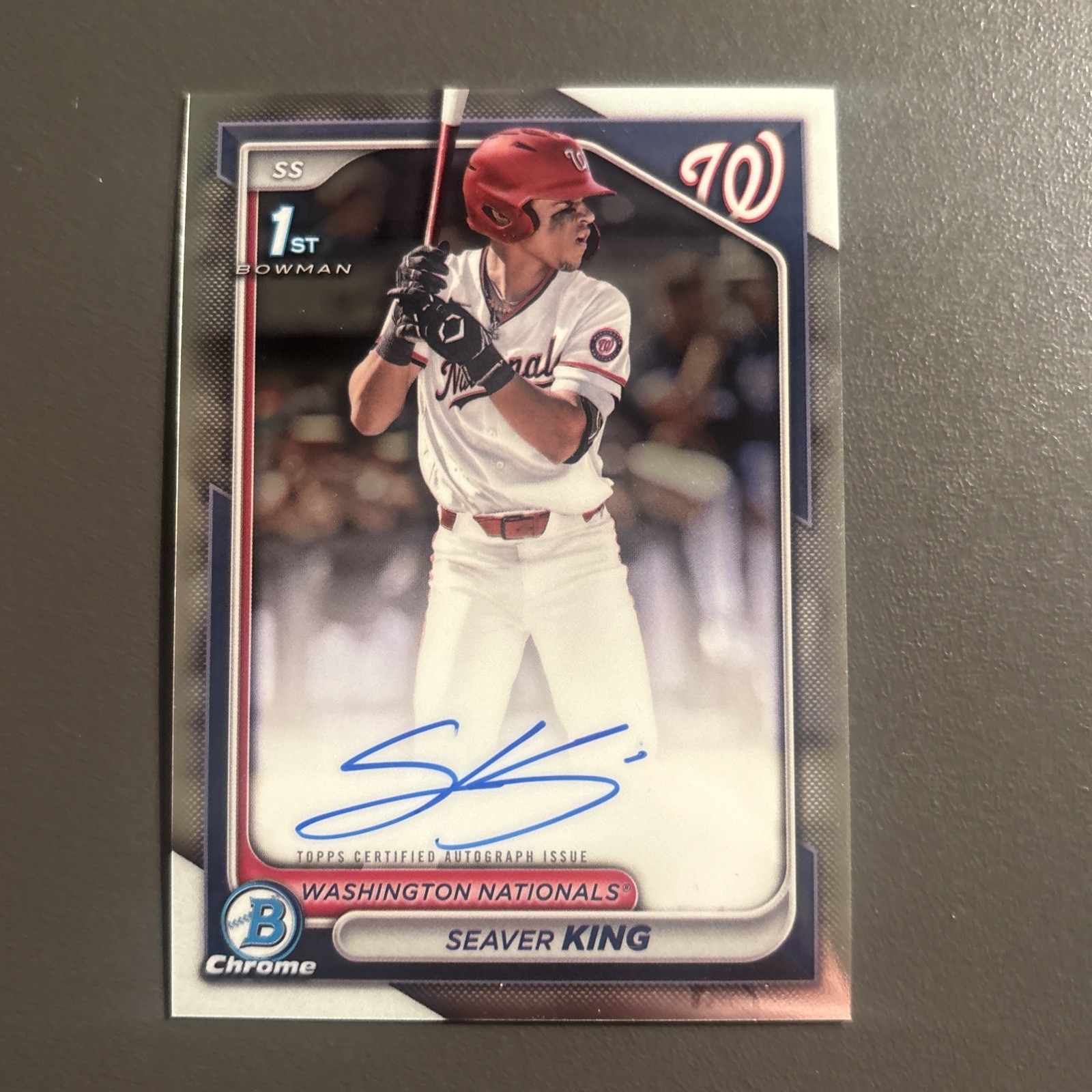2024 Bowman Draft Chrome Auto Seaver King 1st Bowman #CPA-SK (RC, AU) Autograph