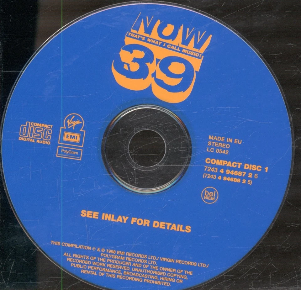 Various Artists Now That's What I Call Music! 39 double CD UK Emi 1998 CDNOW39 - Bild 3 von 4