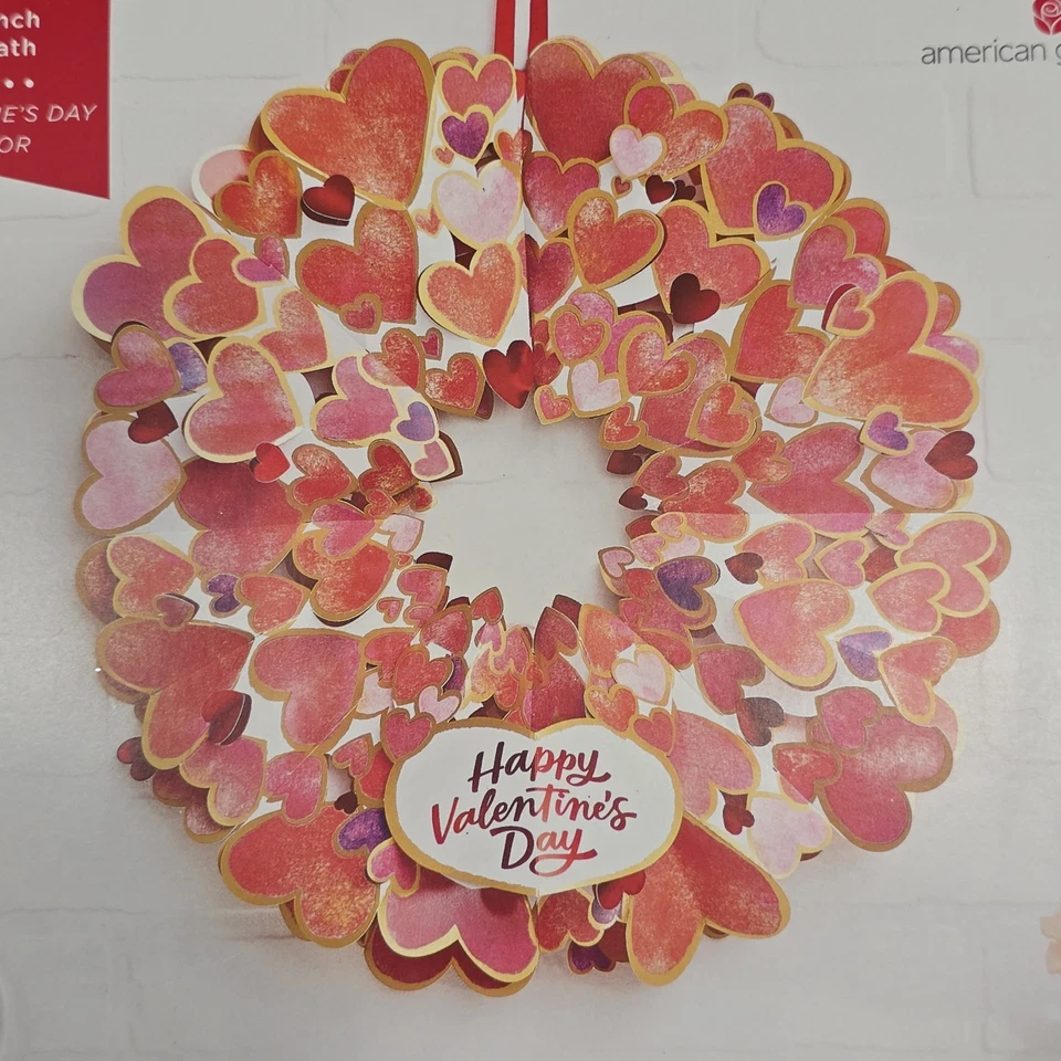 American Greetings Magic Moments 18 Inch Wreath Valentine's Day Décor Gift - Image 4 of 4