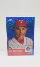 2022 Topps Chrome Platinum Anniversary - Ivan Rodriguez #355 Blue diamond /199