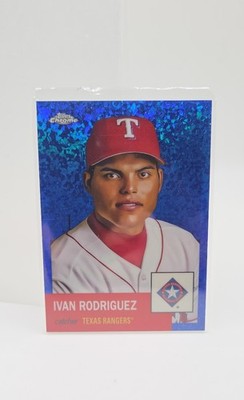 2022 Topps Chrome Platinum Anniversary - Ivan Rodriguez #355 Blue diamond /199